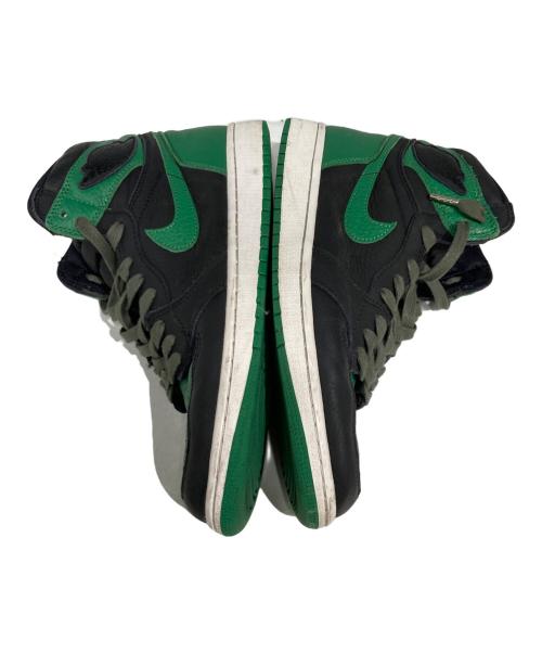 NIKE（ナイキ）NIKE (ナイキ) Air Jordan 1 High OG Pine Green ブラック×グリーン サイズ:27.5cmの古着・服飾アイテム