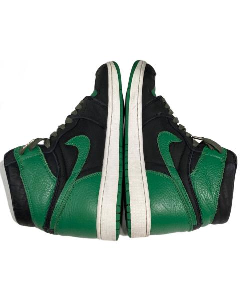NIKE（ナイキ）NIKE (ナイキ) Air Jordan 1 High OG Pine Green ブラック×グリーン サイズ:27.5cmの古着・服飾アイテム