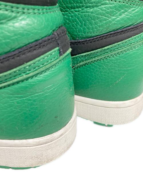 NIKE（ナイキ）NIKE (ナイキ) Air Jordan 1 High OG Pine Green ブラック×グリーン サイズ:27.5cmの古着・服飾アイテム