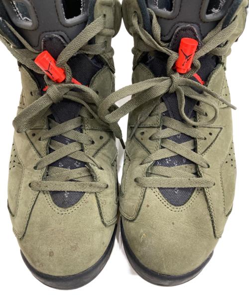 NIKE（ナイキ）NIKE (ナイキ) TRAVIS SCOTT (トラヴィススコット) スニーカー カーキ サイズ:28cmの古着・服飾アイテム