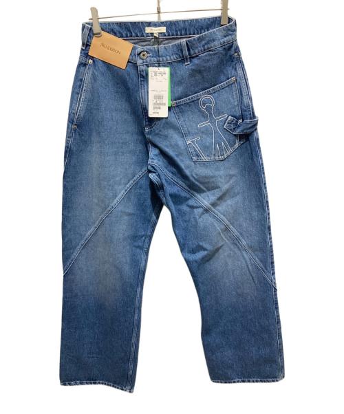 J.W.ANDERSON（ジェイダブリューアンダーソン）J.W.ANDERSON (ジェイダブリューアンダーソン) Twisted Workwear' jeans インディゴ サイズ:30 未使用品の古着・服飾アイテム