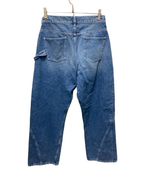 J.W.ANDERSON（ジェイダブリューアンダーソン）J.W.ANDERSON (ジェイダブリューアンダーソン) Twisted Workwear' jeans インディゴ サイズ:30 未使用品の古着・服飾アイテム