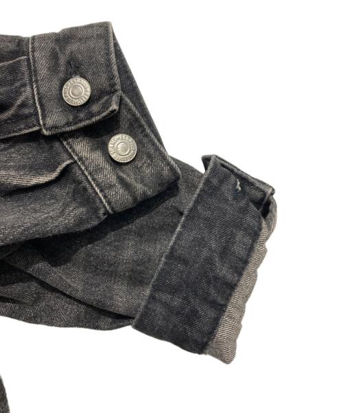 JOURNAL STANDARD relume（ジャーナルスタンダード レリューム）JOURNAL STANDARD relume (ジャーナルスタンダード レリューム) クラフト デニム トラッカージャケット ブラック サイズ:Sの古着・服飾アイテム