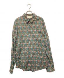 GUCCI（グッチ）の古着「duke フラワープリントシャツ」｜グリーン