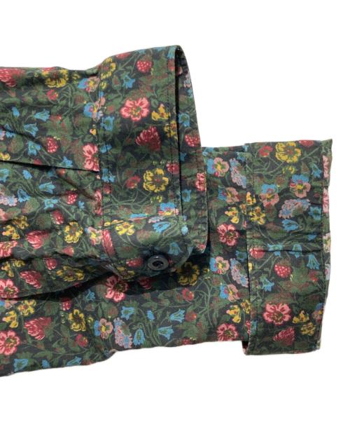 GUCCI（グッチ）GUCCI (グッチ) duke フラワープリントシャツ グリーン サイズ:17/43の古着・服飾アイテム