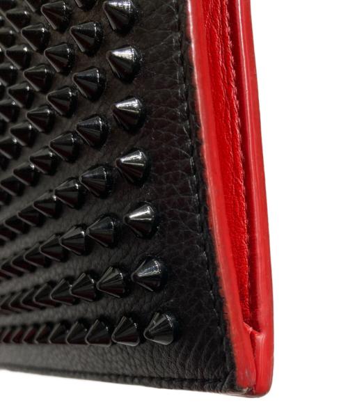 Christian Louboutin（クリスチャン・ルブタン）Christian Louboutin (クリスチャン・ルブタン) リックトラッククラッチバッグ ブラック×レッドの古着・服飾アイテム
