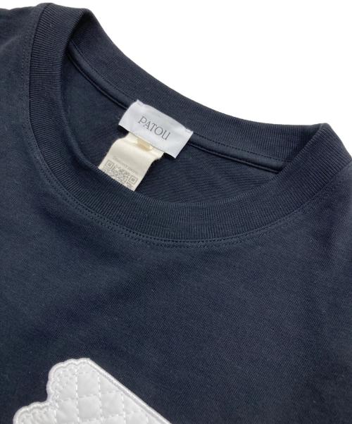 patou（パトゥ）Patou (パトゥ) オーガニックコットン キルティングポケット Tシャツ ブラック サイズ:Sの古着・服飾アイテム