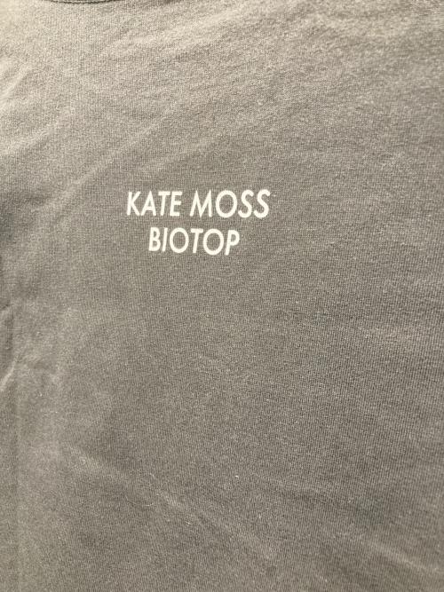BIOTOP（ビオトープ）BIOTOP (ビオトープ) Kate Moss by David SimsプリントTシャツ チャコールグレー サイズ:Mの古着・服飾アイテム