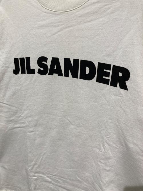 JIL SANDER（ジルサンダー）JIL SANDER (ジルサンダー) オーバーサイズロゴプリントT ホワイト サイズ:Sの古着・服飾アイテム