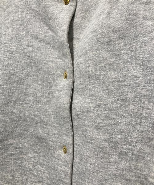 DRAWER（ドゥロワー）DRAWER (ドゥロワー) コットンツリ裏毛フロントスナップカーディガン グレー サイズ:1の古着・服飾アイテム