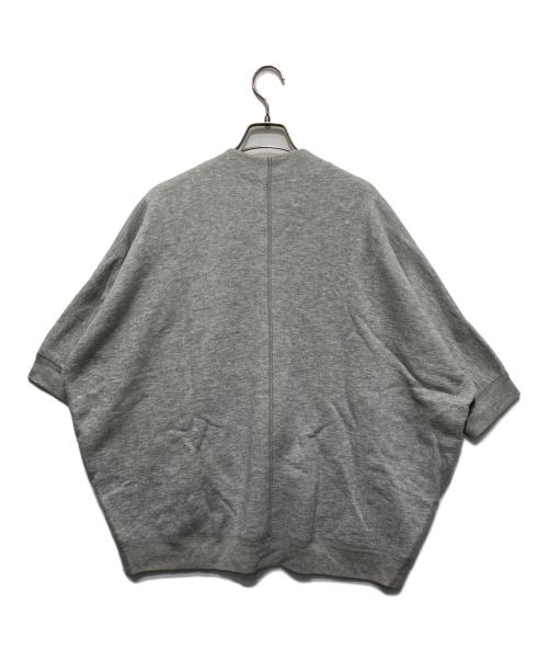 DRAWER（ドゥロワー）DRAWER (ドゥロワー) コットンツリ裏毛フロントスナップカーディガン グレー サイズ:1の古着・服飾アイテム