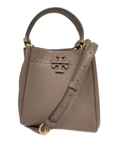 TORY BURCH（トリーバーチ）TORY BURCH (トリーバーチ) マックグロー スモールバケットバッグ ブラウンの古着・服飾アイテム