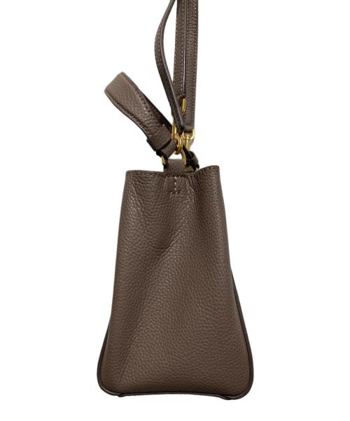 TORY BURCH（トリーバーチ）TORY BURCH (トリーバーチ) マックグロー スモールバケットバッグ ブラウンの古着・服飾アイテム