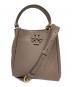 TORY BURCH（トリーバーチ）の古着「マックグロー スモールバケットバッグ」｜ブラウン