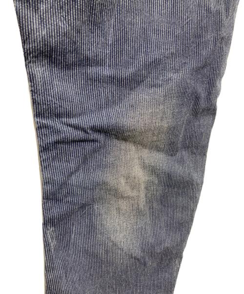 DIESEL（ディーゼル）DIESEL (ディーゼル) ダメージ加工ストライプペインターパンツ ネイビー サイズ:34の古着・服飾アイテム