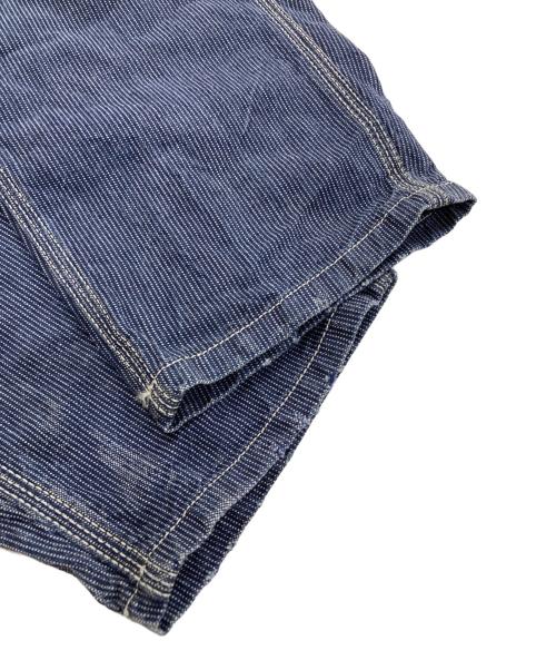 DIESEL（ディーゼル）DIESEL (ディーゼル) ダメージ加工ストライプペインターパンツ ネイビー サイズ:34の古着・服飾アイテム