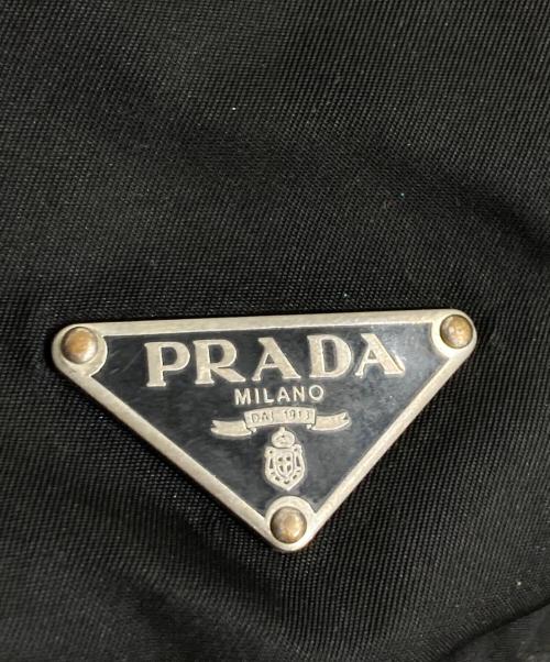 PRADA（プラダ）PRADA (プラダ) ナイロンメッセンジャーバッグ ブラックの古着・服飾アイテム
