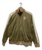 PUMAプーマ）の古着「THE NEVERWORNII T7 トラックジャケット」｜オリーブ