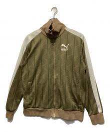 PUMA（プーマ）の古着「THE NEVERWORNII T7 トラックジャケット」｜オリーブ