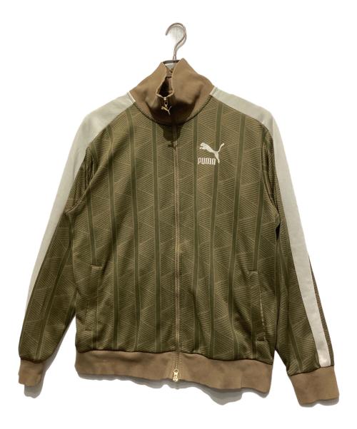 PUMA（プーマ）PUMA (プーマ) THE NEVERWORNII T7 トラックジャケット オリーブ サイズ:Mの古着・服飾アイテム