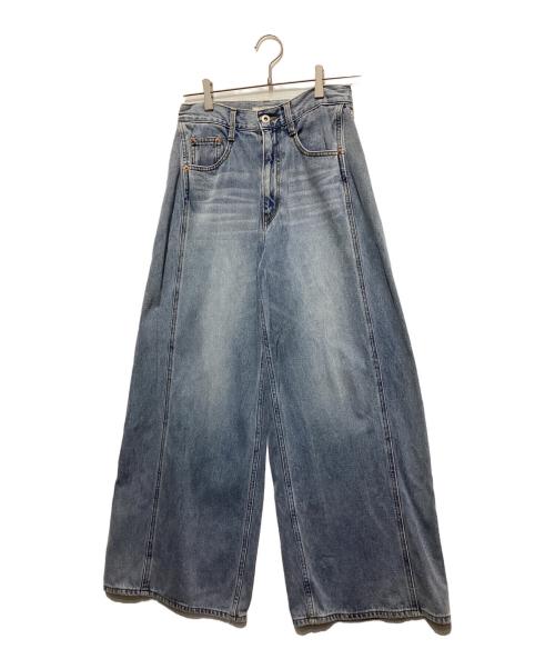 JOURNAL STANDARD relume（ジャーナルスタンダード レリューム）JOURNAL STANDARD relume (ジャーナルスタンダード レリューム) ワイドデニムパンツ インディゴ サイズ:36の古着・服飾アイテム