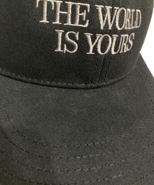 KITH（キス）KITH (キス) Scarface (スカーフェイス) 25ss Twill Tonal Aaron Cap ブラックの古着・服飾アイテム