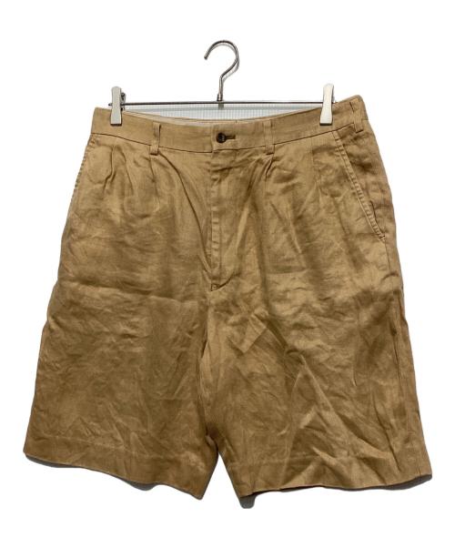 COMME des GARCONS HOMME（コムデギャルソン オム）COMME des GARCONS HOMME (コムデギャルソン オム) リネンハーフパンツ ベージュ サイズ:Mの古着・服飾アイテム
