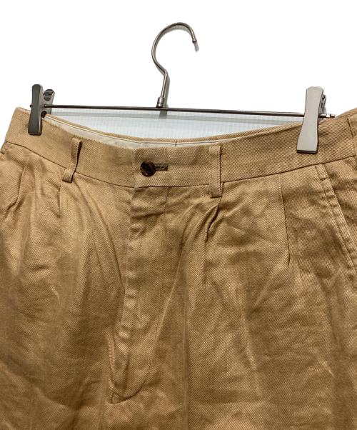 COMME des GARCONS HOMME（コムデギャルソン オム）COMME des GARCONS HOMME (コムデギャルソン オム) リネンハーフパンツ ベージュ サイズ:Mの古着・服飾アイテム