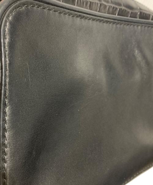 MICHAEL KORS（マイケルコース）MICHAEL KORS (マイケルコース) 型押しチェーンショルダーバッグ ブラックの古着・服飾アイテム