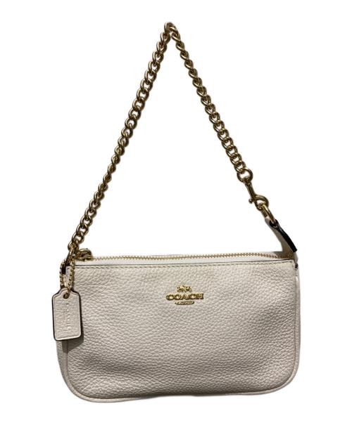 COACH（コーチ）COACH (コーチ) ハンドバッグ ホワイトの古着・服飾アイテム