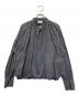 Traditional Weatherwear（トラディショナルウェザーウェア）の古着「NEWHAM ドットリバティープリント スタンドカラーブラウス」｜ブラック×ホワイト