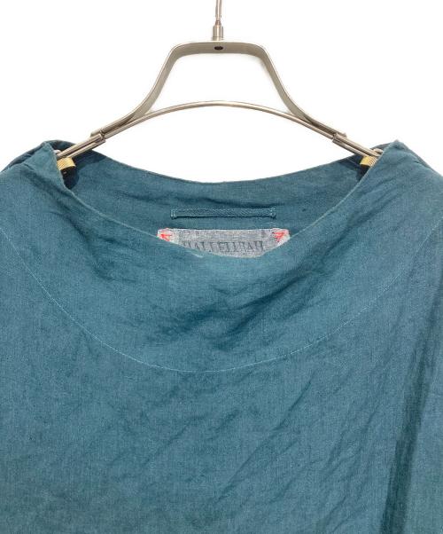 HALLELUJAH（ハレルヤ）HALLELUJAH (ハレルヤ) リネンギャザーワンピース グリーン サイズ:38の古着・服飾アイテム