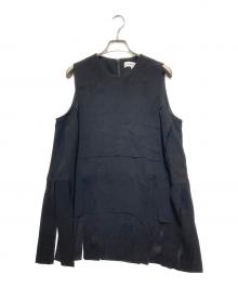 ENFOLD（エンフォルド）の古着「SHREDDER TANK-TOP」｜ブラック