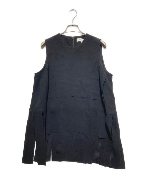 ENFOLD（エンフォルド）ENFOLD (エンフォルド) SHREDDER TANK-TOP ブラック サイズ:38の古着・服飾アイテム