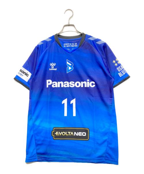 hummel（ヒュンメル）hummel (ヒュンメル) レプリカユニフォーム ブルー サイズ:Mの古着・服飾アイテム