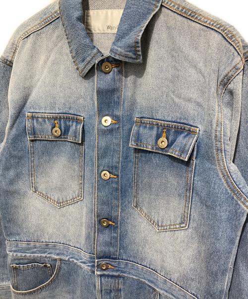 Whim Gazette（ウィムガゼット）Whim Gazette (ウィムガゼット) デニムジャンプスーツ インディゴ サイズ:FREEの古着・服飾アイテム