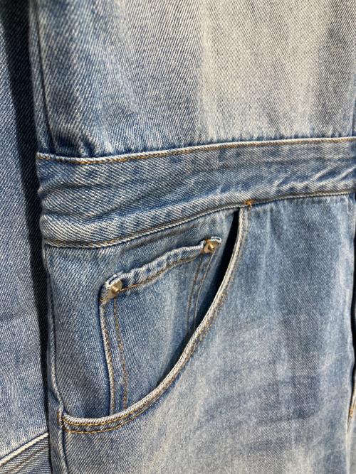 Whim Gazette（ウィムガゼット）Whim Gazette (ウィムガゼット) デニムジャンプスーツ インディゴ サイズ:FREEの古着・服飾アイテム