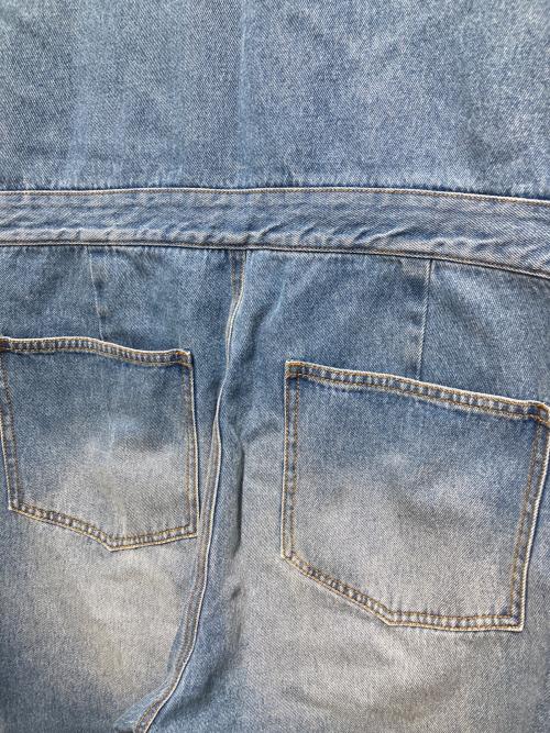Whim Gazette（ウィムガゼット）Whim Gazette (ウィムガゼット) デニムジャンプスーツ インディゴ サイズ:FREEの古着・服飾アイテム