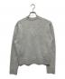 maison kitsune (メゾンキツネ) ボールドフォックス クロップドカーディガン グレー サイズ:S：12000円
