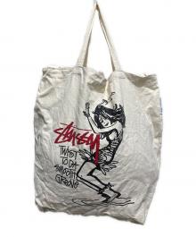stussy（ステューシー）の古着「ツイストガール トートバッグ」｜ホワイト