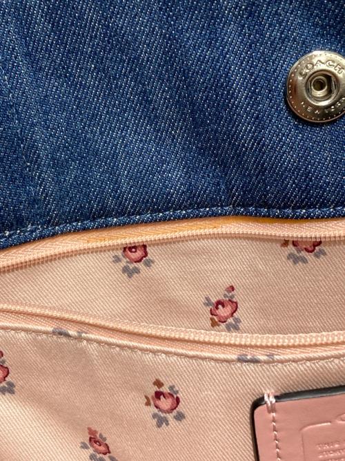 COACH（コーチ）COACH (コーチ) デニムキャンバストートバッグ ブルーの古着・服飾アイテム