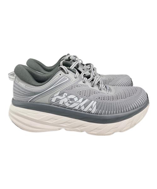 HOKA（ホカ）HOKA (ホカ) BONDI 7 グレー サイズ:27cmの古着・服飾アイテム