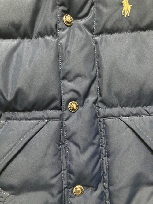 POLO RALPH LAUREN（ポロ・ラルフローレン）POLO RALPH LAUREN (ポロ・ラルフローレン) ダウンベスト ネイビー サイズ:XSの古着・服飾アイテム