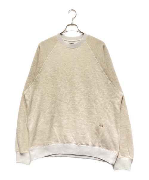 THE NORTHFACE PURPLELABEL（ザ・ノースフェイス パープルレーベル）THE NORTHFACE PURPLELABEL (ザ・ノースフェイス パープルレーベル) Pack Field Sweatshirt ベージュ サイズ:Lの古着・服飾アイテム