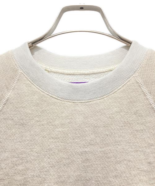 THE NORTHFACE PURPLELABEL（ザ・ノースフェイス パープルレーベル）THE NORTHFACE PURPLELABEL (ザ・ノースフェイス パープルレーベル) Pack Field Sweatshirt ベージュ サイズ:Lの古着・服飾アイテム
