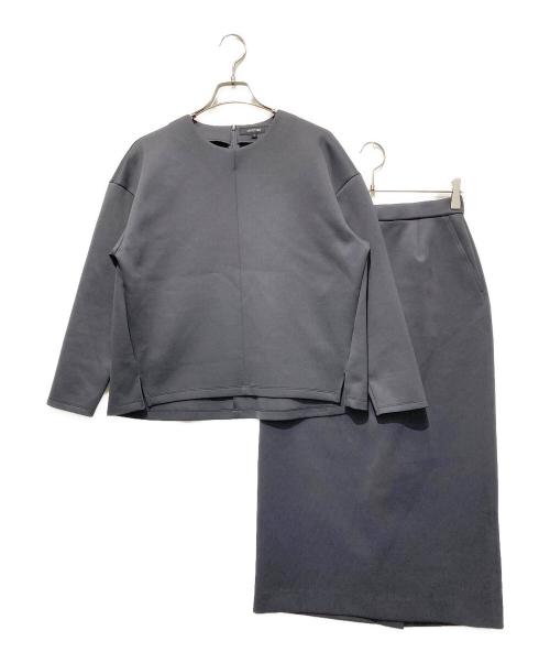 UNTITLED（アンタイトル）UNTITLED (アンタイトル) ダンボールジャージ プルオーバーセットアップ グレー サイズ:2の古着・服飾アイテム