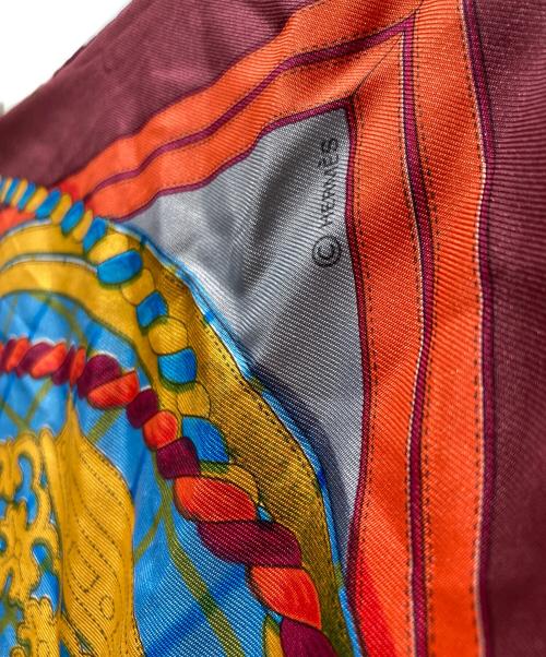 HERMES（エルメス）HERMES (エルメス) Grande Tenue 馬の礼装 バーガンディーの古着・服飾アイテム