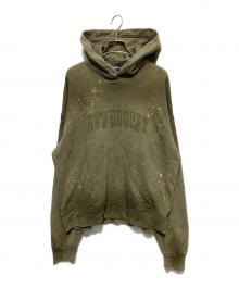 DSQUARED2（ディースクエアード）の古着「ロゴフーディー」｜カーキ