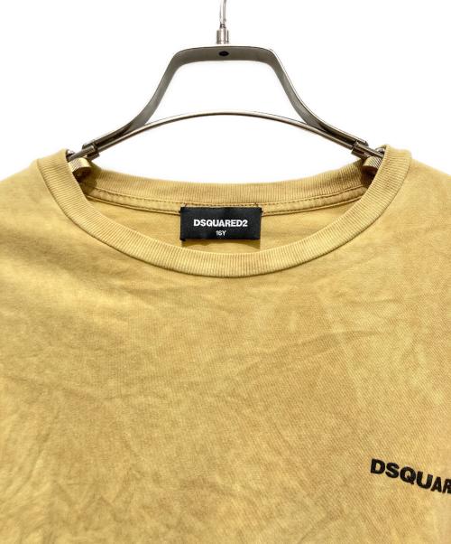 DSQUARED2（ディースクエアード）DSQUARED2 (ディースクエアード) レイヤードカットソー イエロー サイズ:16Yの古着・服飾アイテム