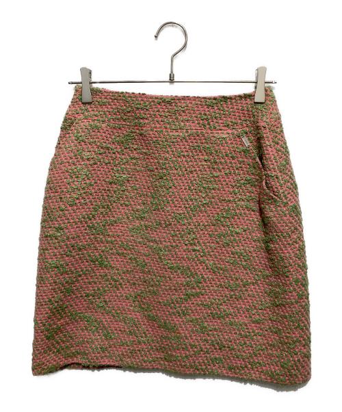 CHANEL（シャネル）CHANEL (シャネル) ツイードセットアップ ピンク サイズ:38の古着・服飾アイテム